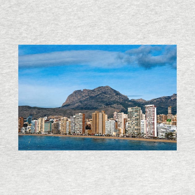 Benidorm Levante Beach Costa Blanca Spain by AndyEvansPhotos